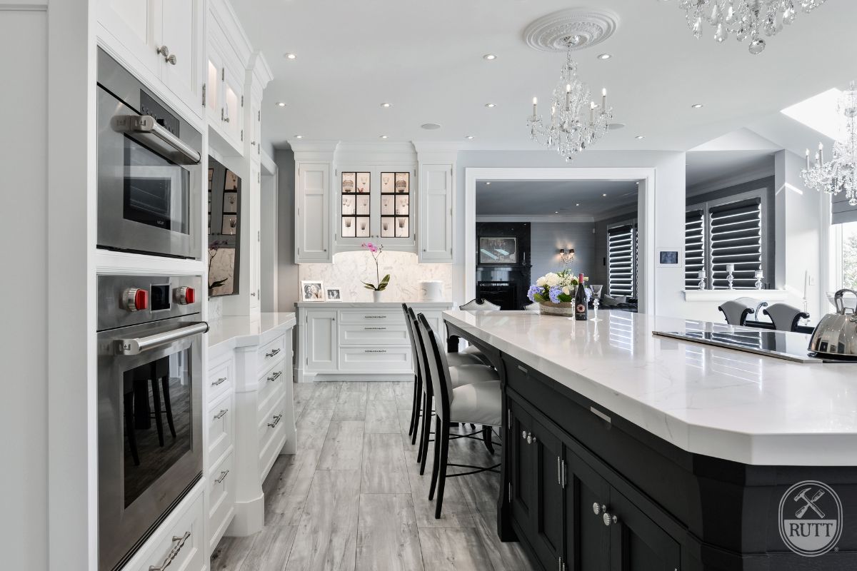 Black & White Luxury Kitchen Design | Rutt Quality Cabinetry